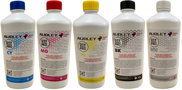 Чернила AUDLEY для DTF-принтера, Белый (White), 1л