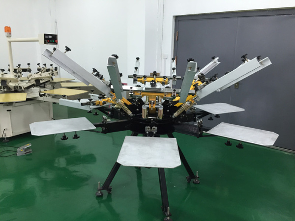 Ручной карусельный печатный станок для печати на текстиле THOR