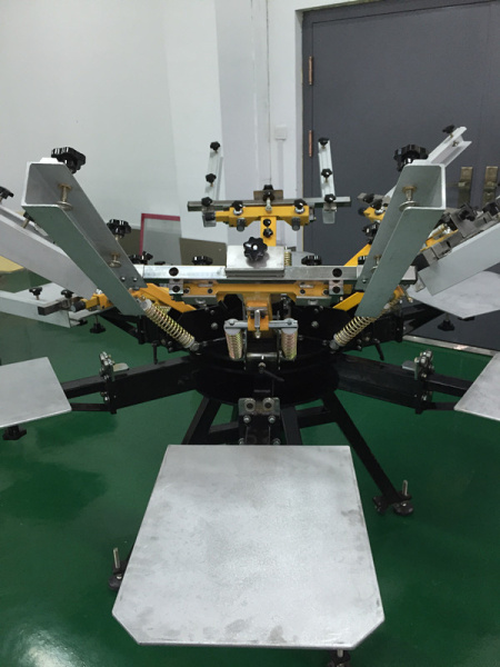 Ручной карусельный печатный станок для печати на текстиле THOR