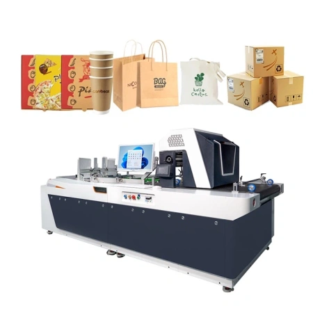 Промышленный широкоформатный однопроходный водный струйный принтер TechnoPack SP-8xxS