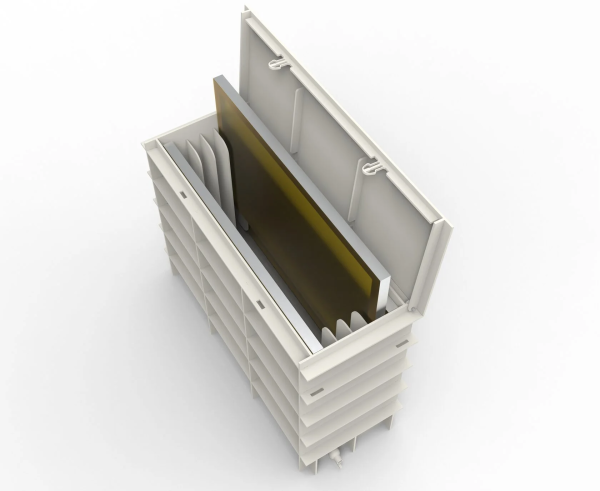 Диптанк для отмачивания краски, 6 рам, ТПФ 1100х670