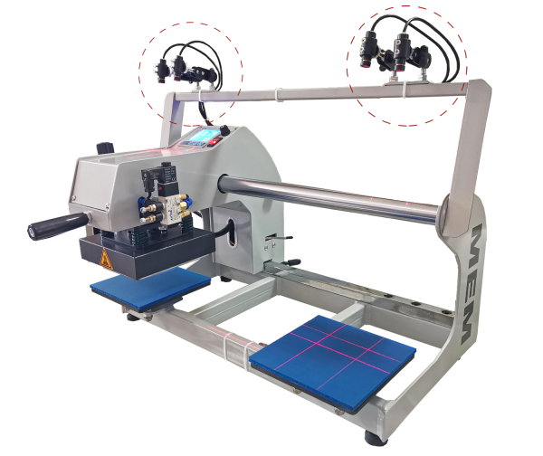 Пневматический термопресс MEM TQ-1515 (15х15см) 2 стола